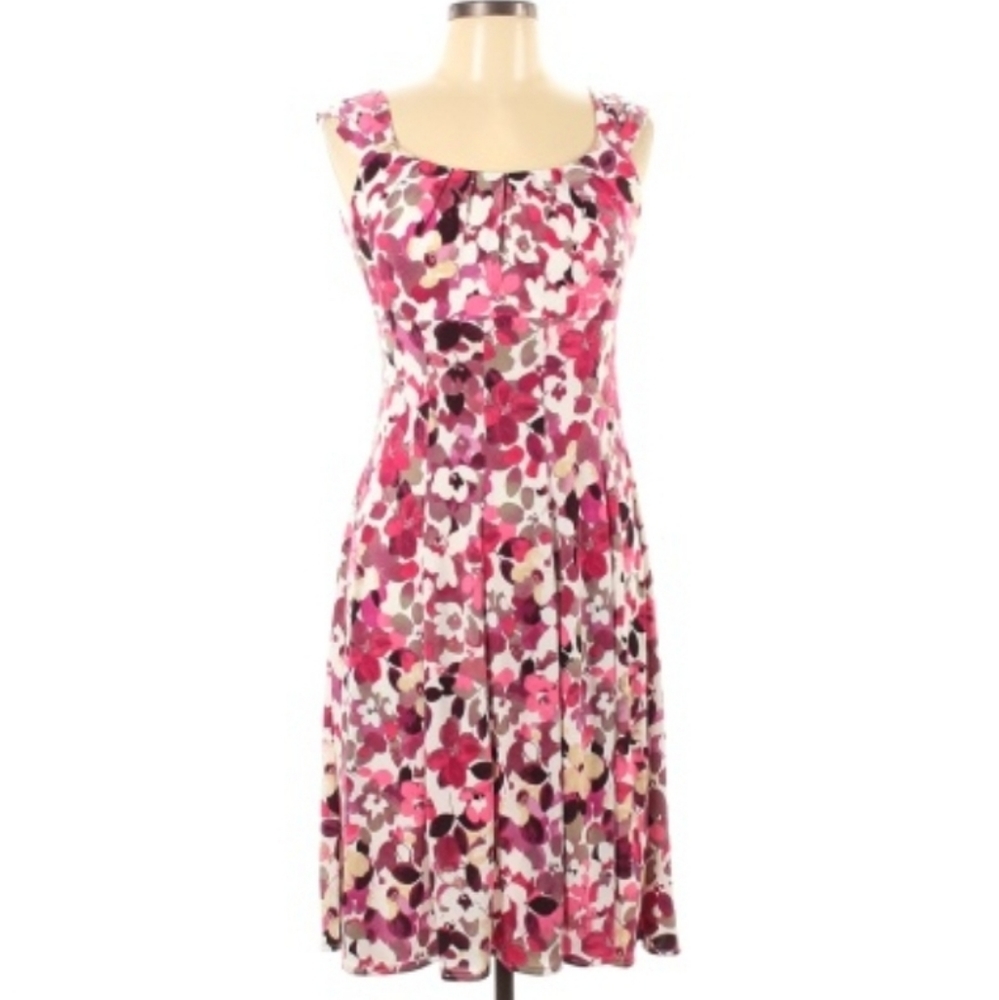 Cute Fit and Flare Floral Dress by London Times